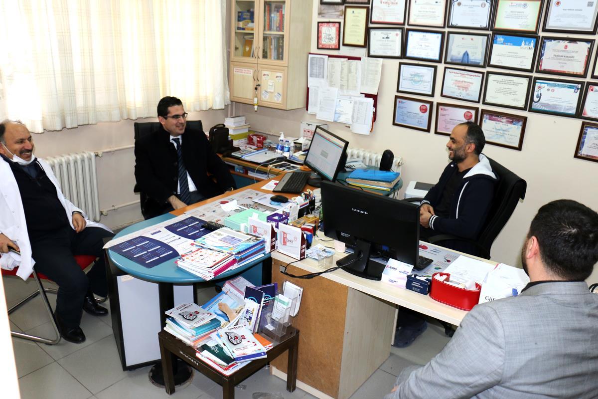 İl Sağlık Müdürü Ağırtaş, Aile Sağlığı Merkezlerini Ziyaret Etti
