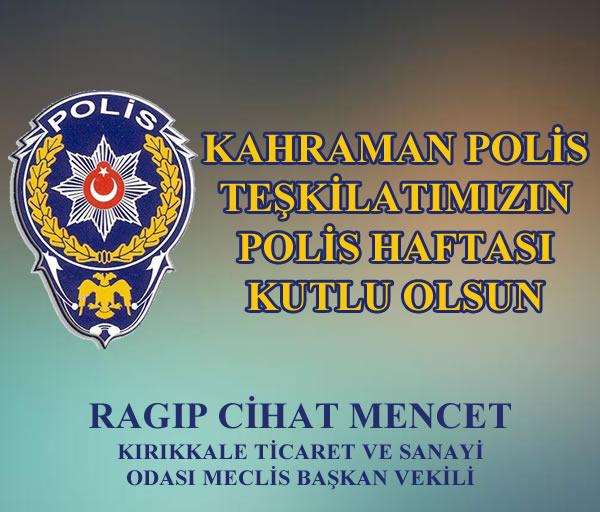 Cihat Mencet ''Polis Teşkilatının 176. Yılını Kutladı