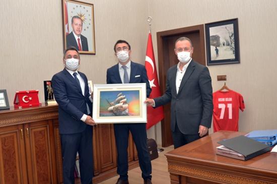 Doğan'dan Aslan’a Veda Ziyareti