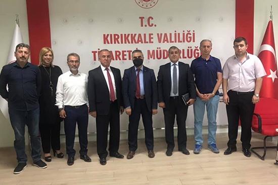Emlakçılar Çetiner'i Ziyaret Etti